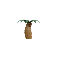 3D isolierter grüner Baum png