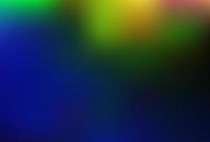 Dark Multicolor, Rainbow vector blurred bright background.