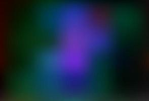 Dark Multicolor, Rainbow vector abstract blurred background.