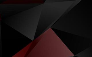 Dark Red vector blurry triangle pattern.