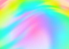 Light Multicolor, Rainbow vector template with bent ribbons.