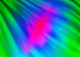 Light Multicolor, Rainbow vector background with bent lines.