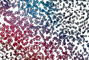Dark Blue, Red vector backdrop with dots.