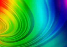 Light Multicolor, Rainbow vector abstract blurred template.