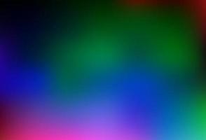 Dark Multicolor, Rainbow vector blurred shine abstract pattern.