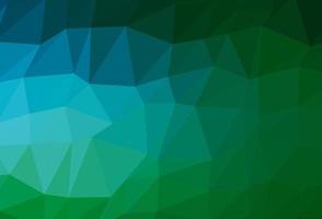 Light Blue, Green vector abstract polygonal texture.