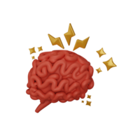 3d renderização de brainstorming isolado útil para negócios, empresa, economia, design corporativo e financeiro png