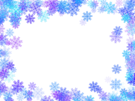 telaio fiocco di neve illustrazione png