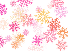 Bacground Snowflake Illustration png