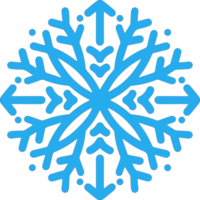 illustration de flocon de neige de noël png