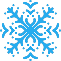 illustration de flocon de neige icône png