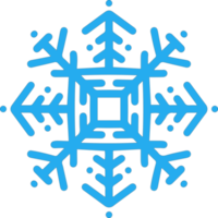 illustration d'icône de flocon de neige png