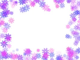 Snowflake Frame Christmas png