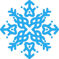 illustration de flocon de neige de noël png
