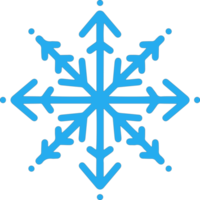 Natale fiocco di neve icona png