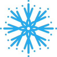 icono, copo de nieve, ilustración png