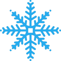 icono, copo de nieve, ilustración png