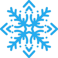 icono, copo de nieve, ilustración png