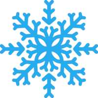 icono, copo de nieve, ilustración png