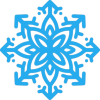 Natale fiocco di neve illustrazione png