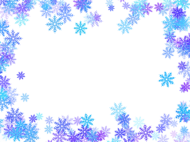 Snowflake Frame Background png