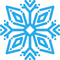 icône flocon de neige noël png