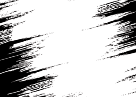 bannière de ligne de brosse grunge transparente png