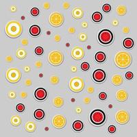 Fruits Random Size Pattern vector