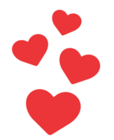 cute many heart png