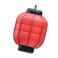 Japanese Icon, Lantern 3d Illustration png