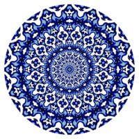 padrão de círculo de mandala abstrata png