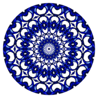 patrón de círculo de mandala abstracto png
