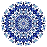 patrón de círculo de mandala abstracto png