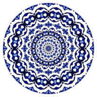 padrão de círculo de mandala abstrata png