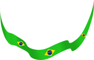 Brazilië vlag lint decoratie png