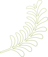 silhouette dessin contour laisser plante conception graphique décoration fond toile fond illustration png