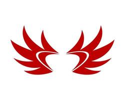Vector illustration of a wing sign symbol. Can be used for anything related to flying, aviation, superhero, cargo, courier services