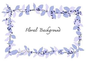 collection of foliage and floral crown vector on white background