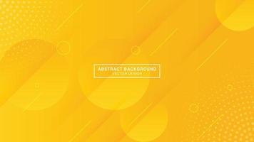 Abstract yellow gradient geometric shapes background vector