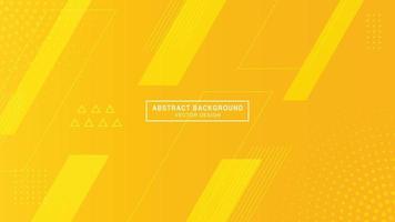 Abstract yellow gradient geometric shapes background vector