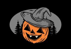 Scary Halloween stuff illustration design vector