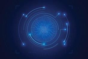 Cyber technology futuristic background design. Abstract digital circuit board. Vector illustration