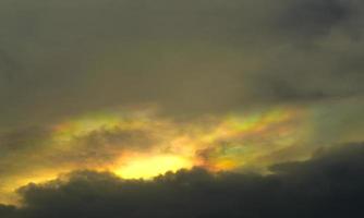 rainbow colorful iridescence Color cloud iridescence sky