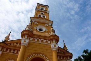 la iglesia de san josé fue construida desde el período de ayutthaya por el primer edificio según los registros del obispo y arzobispo francois palou registrados. foto