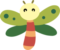 libélula linda de dibujos animados png