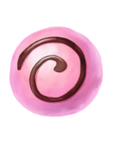 Watercolor Pink Chocolate bombs png