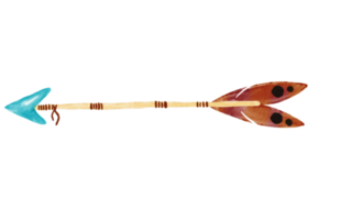 bohemisk fjäder vattenfärg målad png