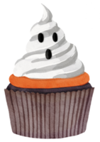 acquerello carino Halloween Cupcake png