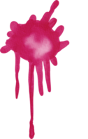 watercolor painted drip png