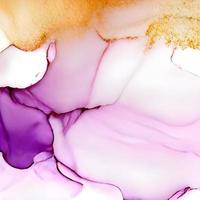 Decorative Artwork. Alcohol Ink Artwork. Smoke Shape. Contemporary Decorative Artwork. Painted Wallpaper. Creative Style. Liquid Hand-painted Texture. photo